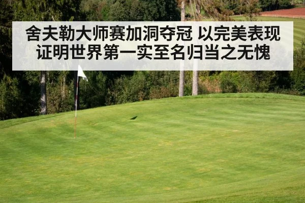 舍夫勒大师赛加洞夺冠 以完美表现证明世界第一实至名归当之无愧